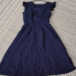 SHEIN Midnight Blue Midi Dress